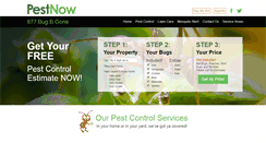 Desktop Screenshot of pestnow.com